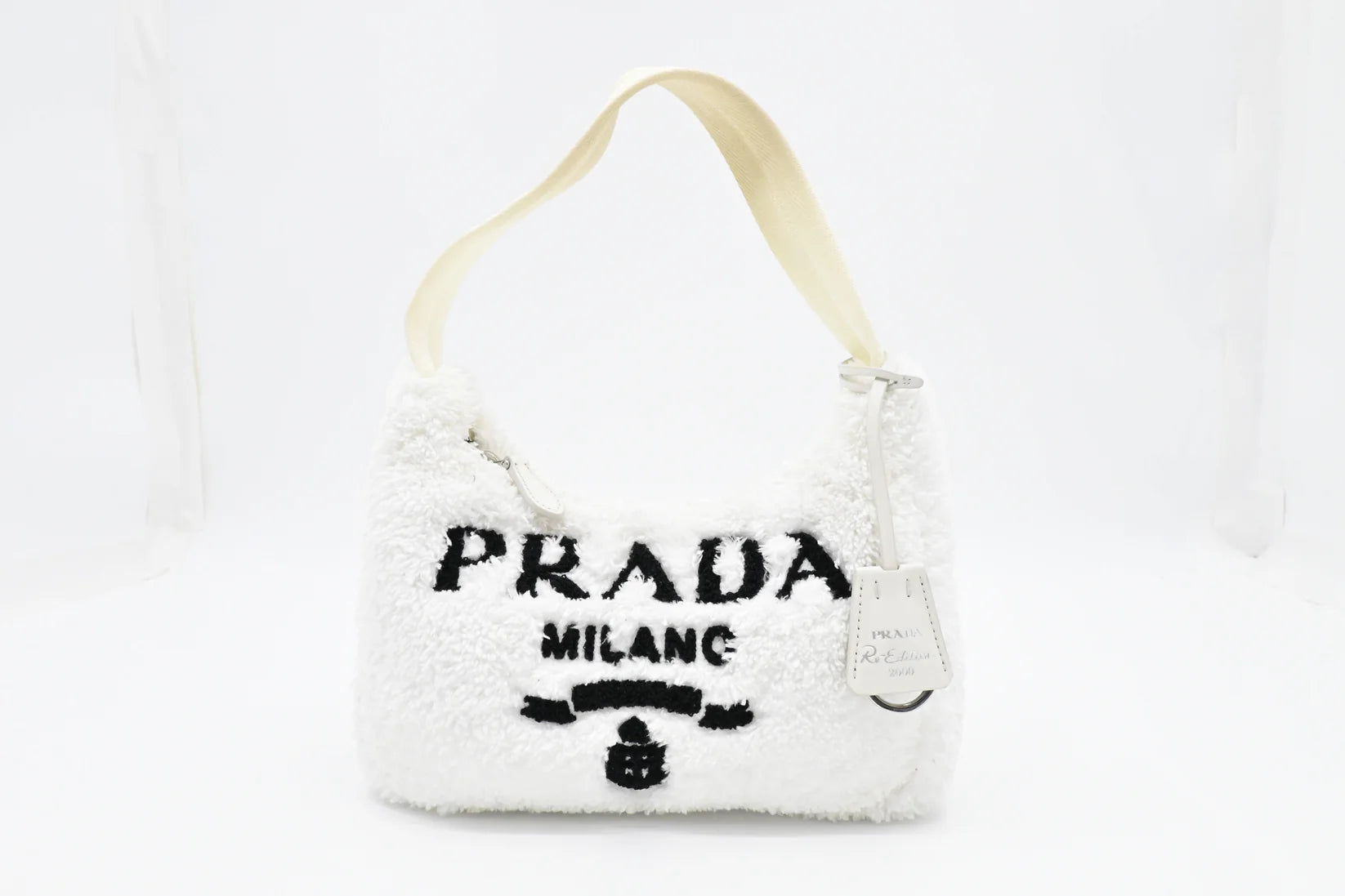 Prada Re-Edition 2000 in White Terry