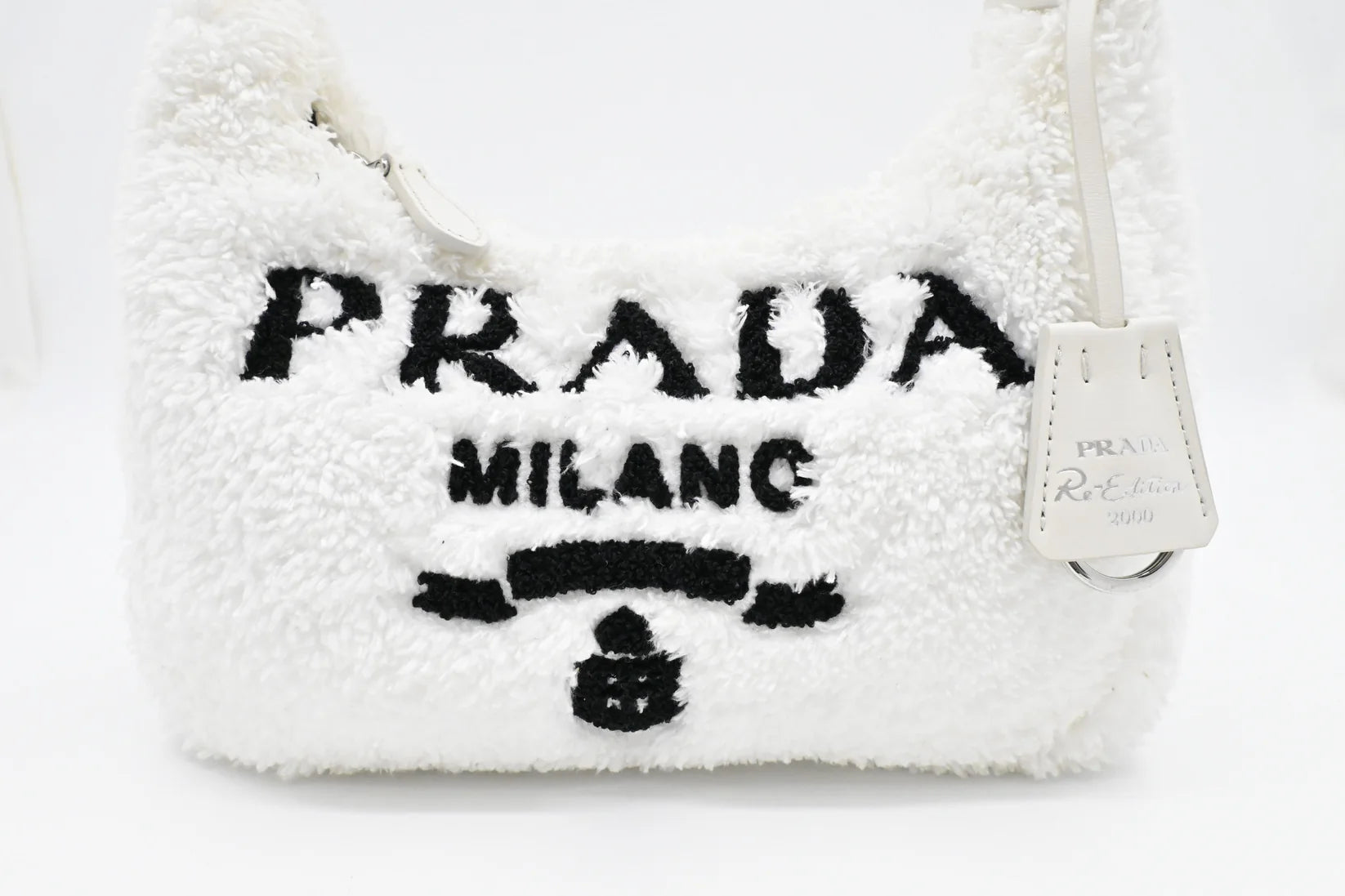 Prada Re-Edition 2000 in White Terry
