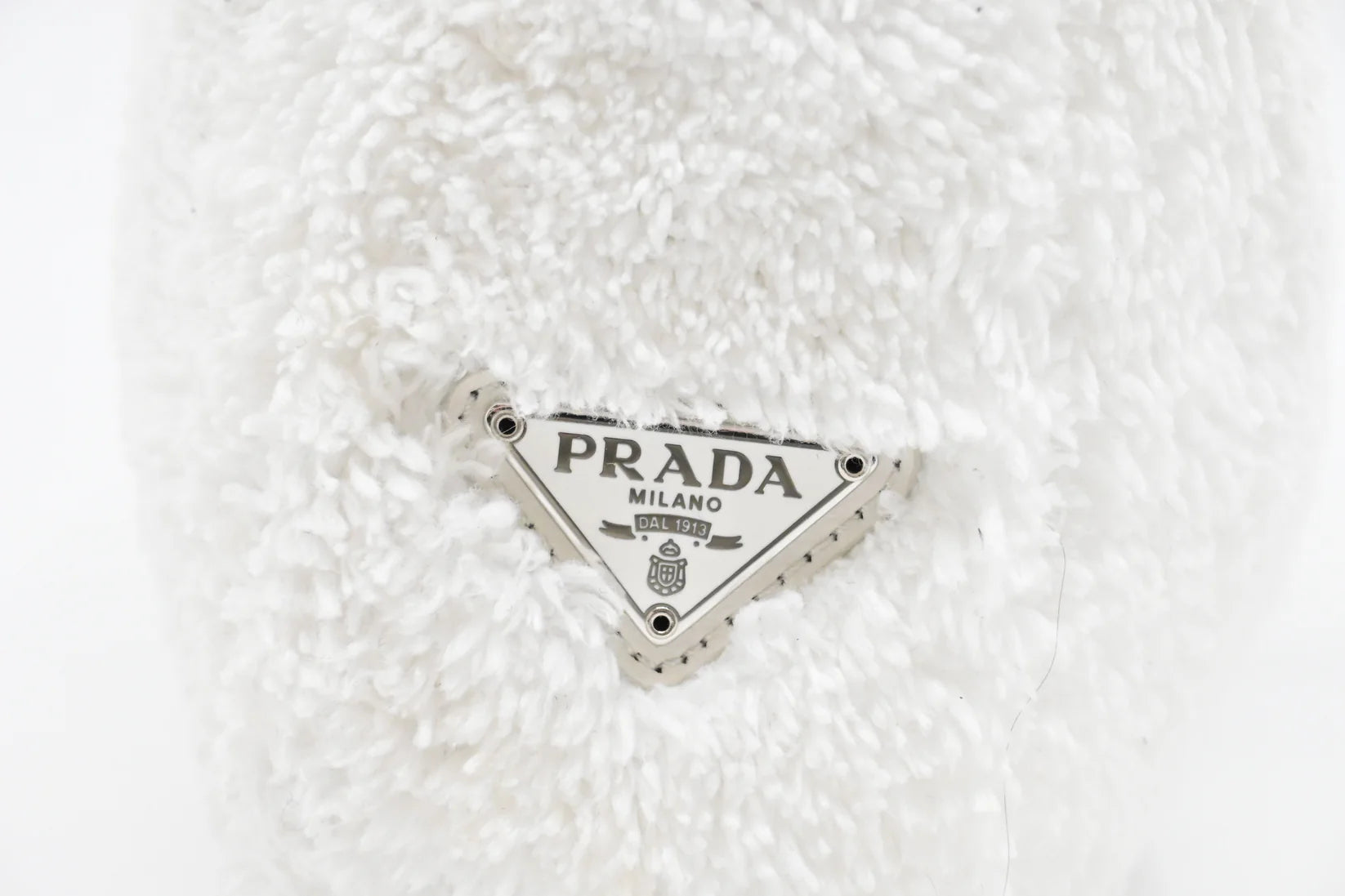 Prada Re-Edition 2000 in White Terry