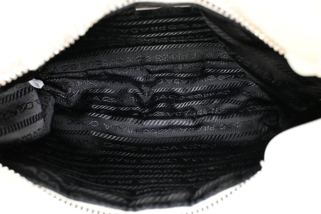 Prada Re-Edition 2000 in White Terry