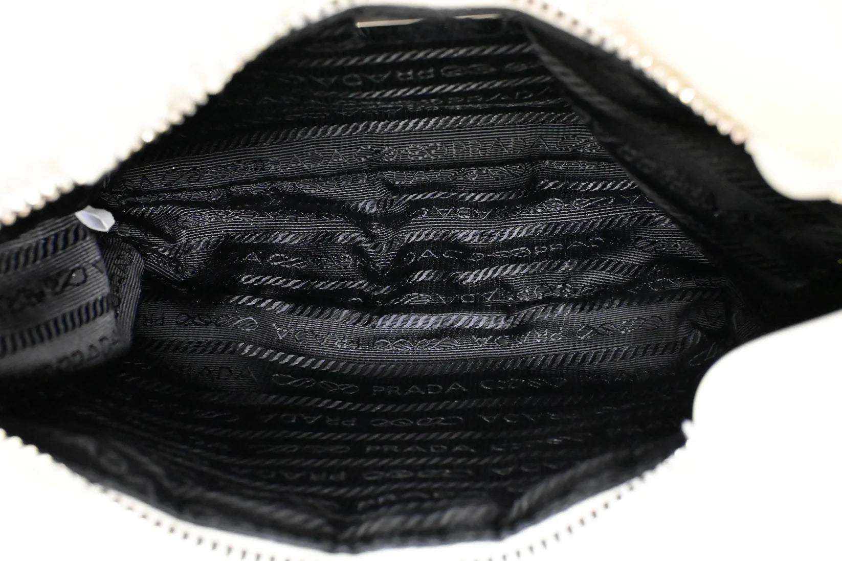 Prada Re-Edition 2000 in White Terry