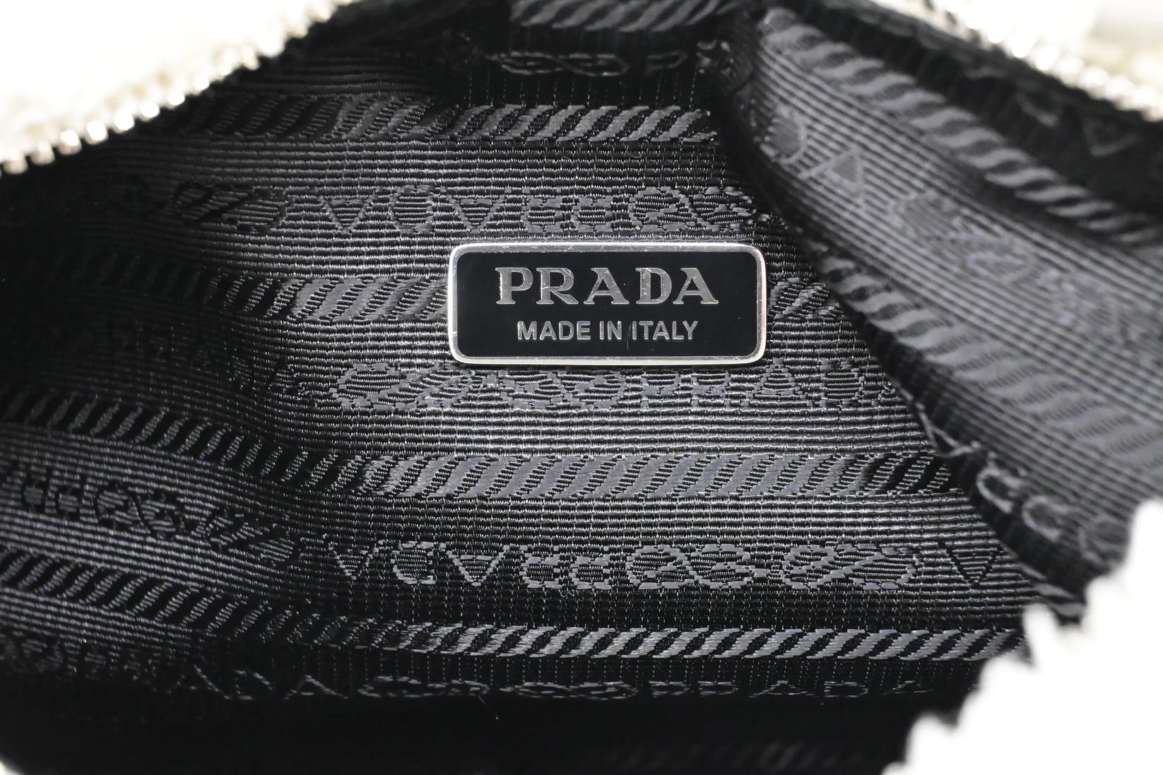 Prada Re-Edition 2000 in White Terry