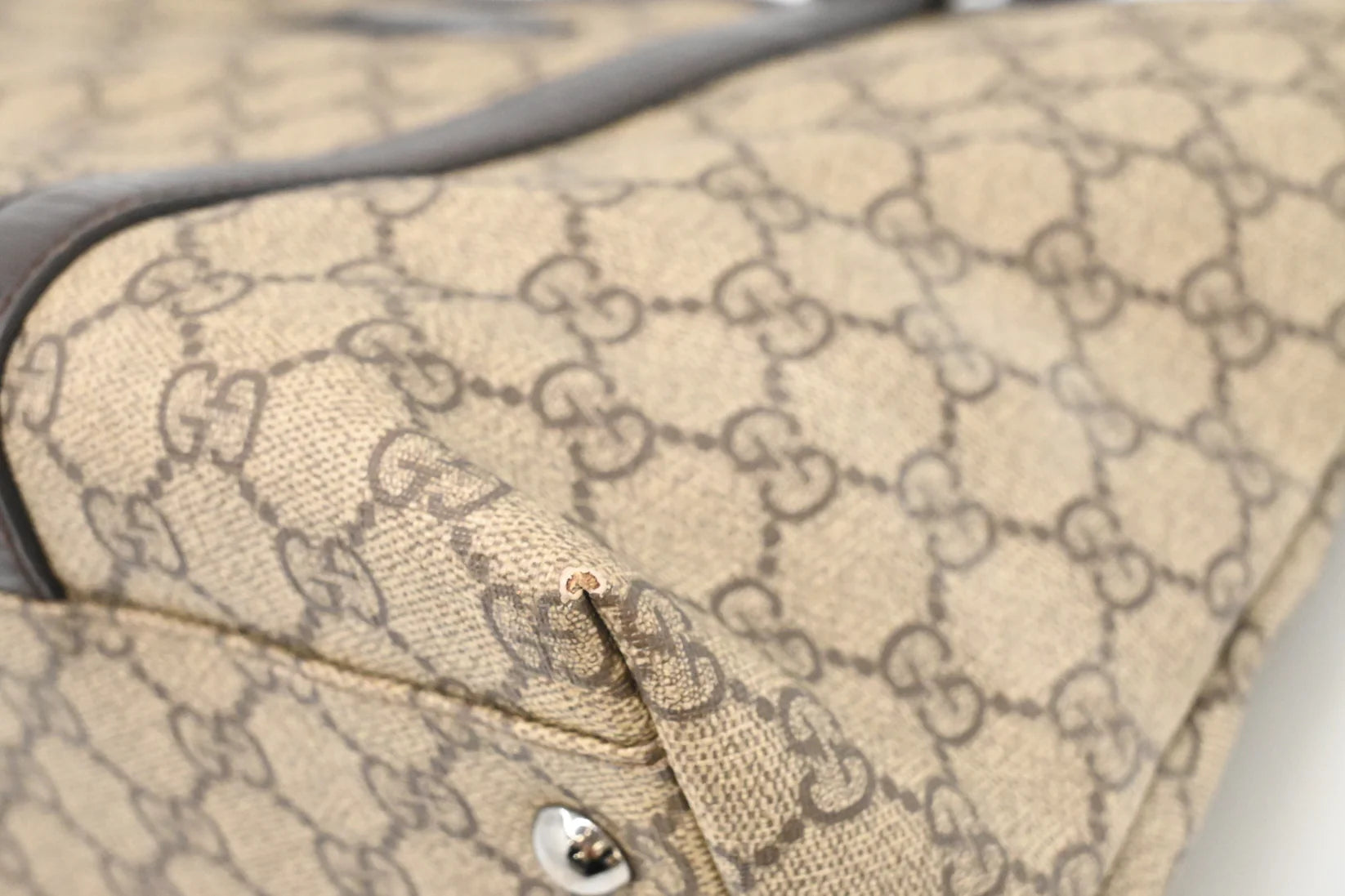 Gucci Supreme Monogram Canvas Tote Bag
