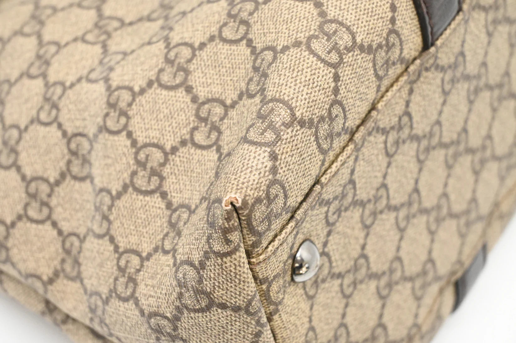 Gucci Supreme Monogram Canvas Tote Bag