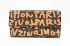 Louis Vuitton x Stephen Sprouse Sarah Wallet in Graffiti Tan Monogram Canvas