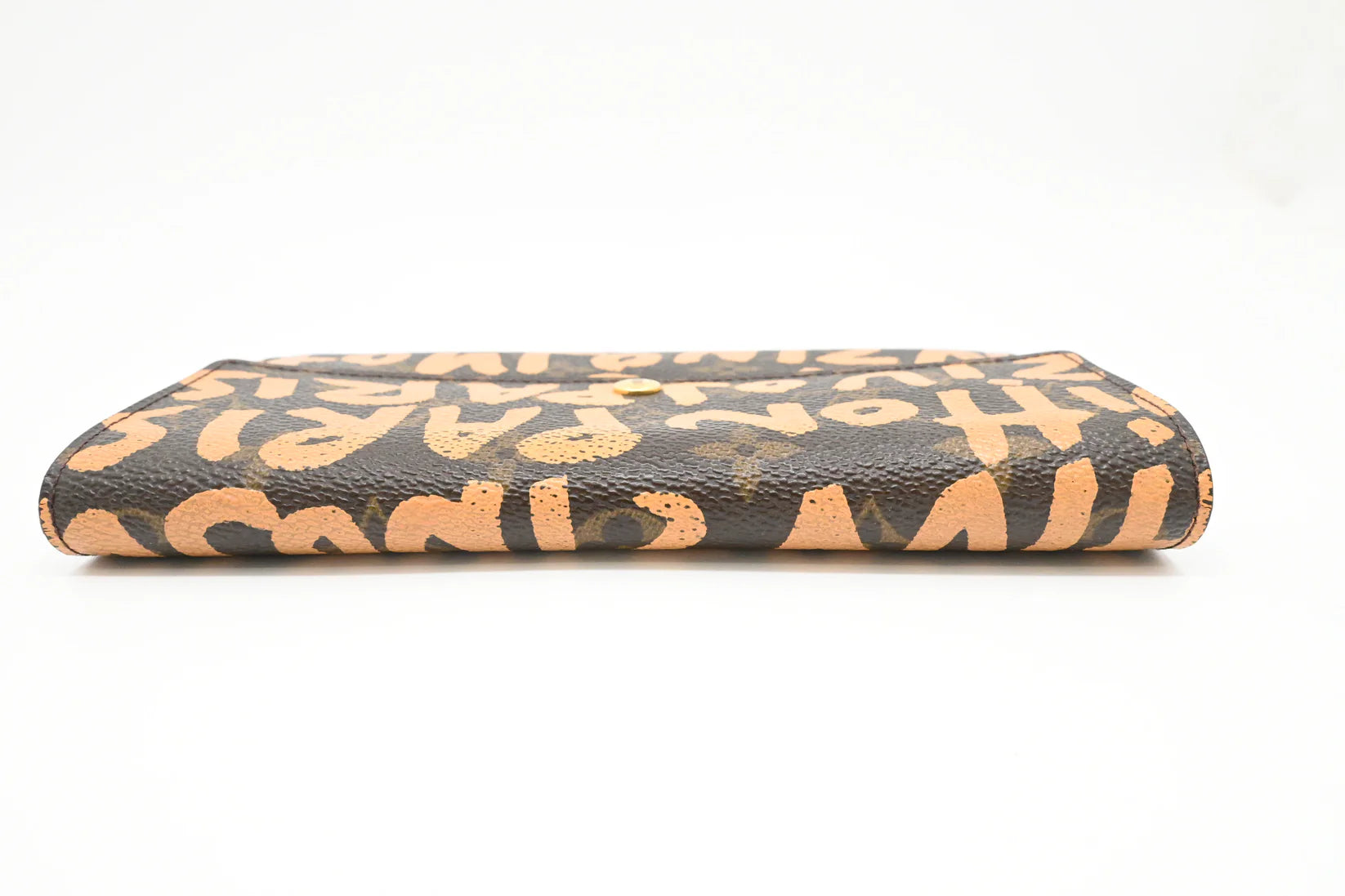 Louis Vuitton x Stephen Sprouse Sarah Wallet in Graffiti Tan Monogram Canvas