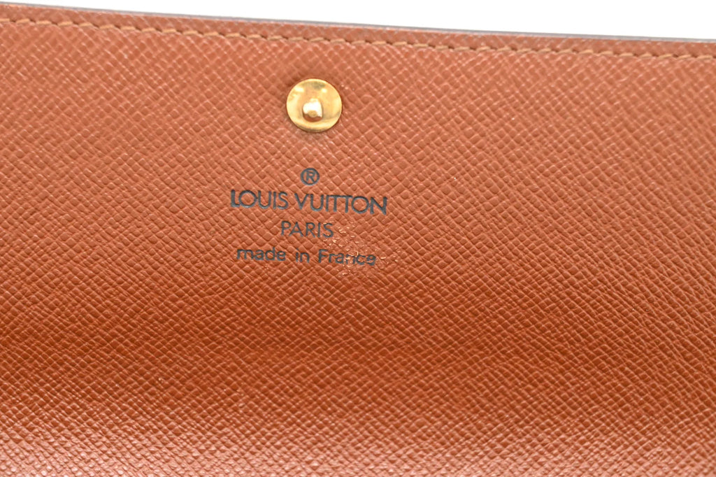 Louis Vuitton x Stephen Sprouse Sarah Wallet in Graffiti Tan Monogram Canvas