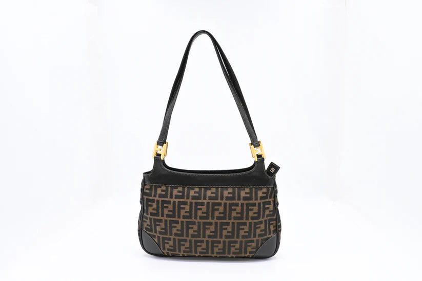 Fendi Shoulder Bag in Zucca Canvas