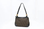 Fendi Shoulder Bag in Zucca Canvas