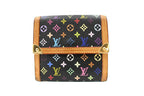Louis Vuitton x Takashi Murakami Elise Wallet in Black Multicolor Monogram Canvas