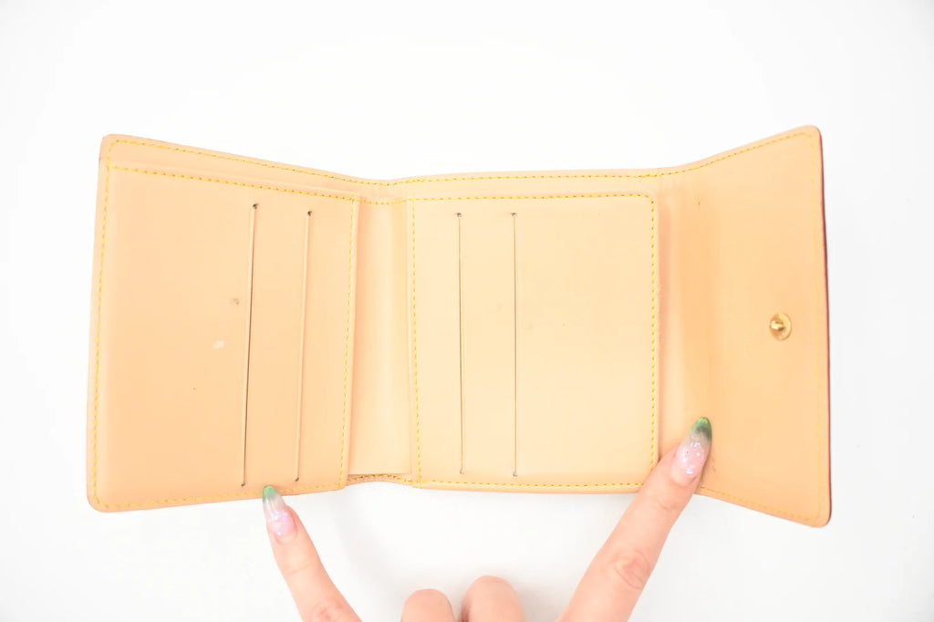 Louis Vuitton x Takashi Murakami Elise Wallet in Black Multicolor Monogram Canvas