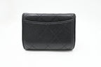 Chanel Card Case in Black Caviar Leather
