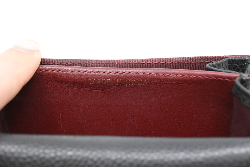 Chanel Card Case in Black Caviar Leather