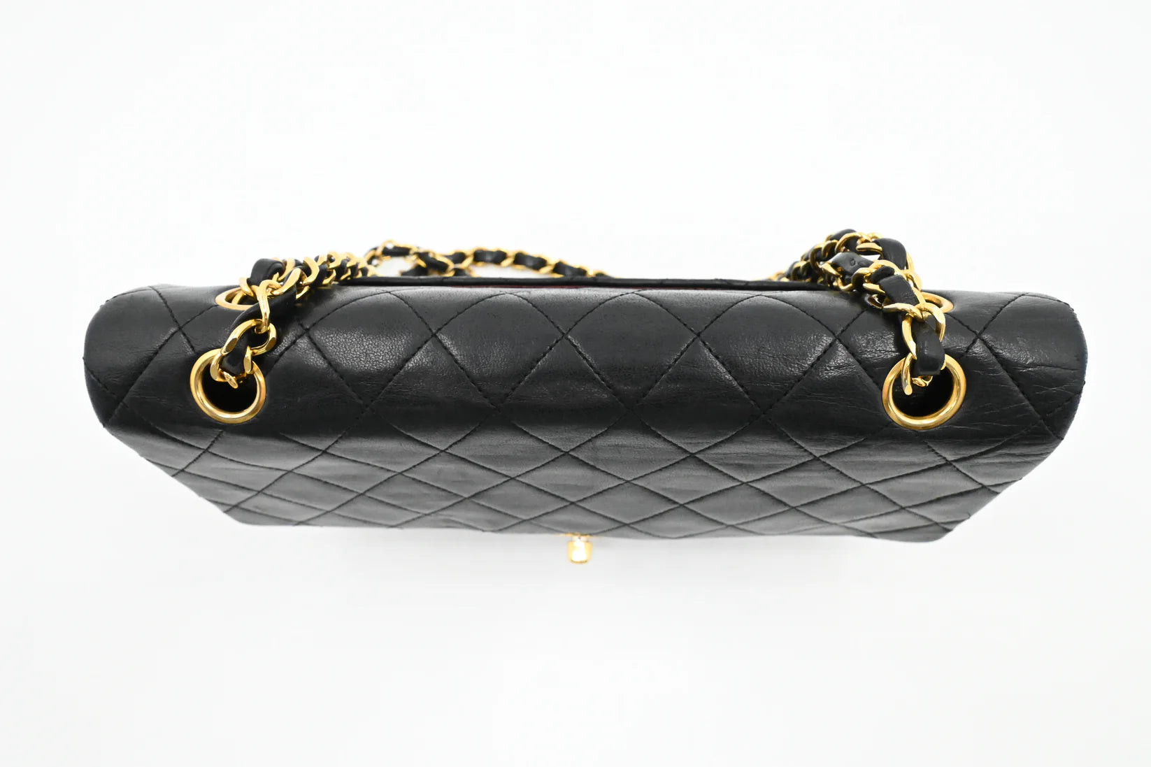 Chanel Medium Double Flap in Black Matelassé Leather