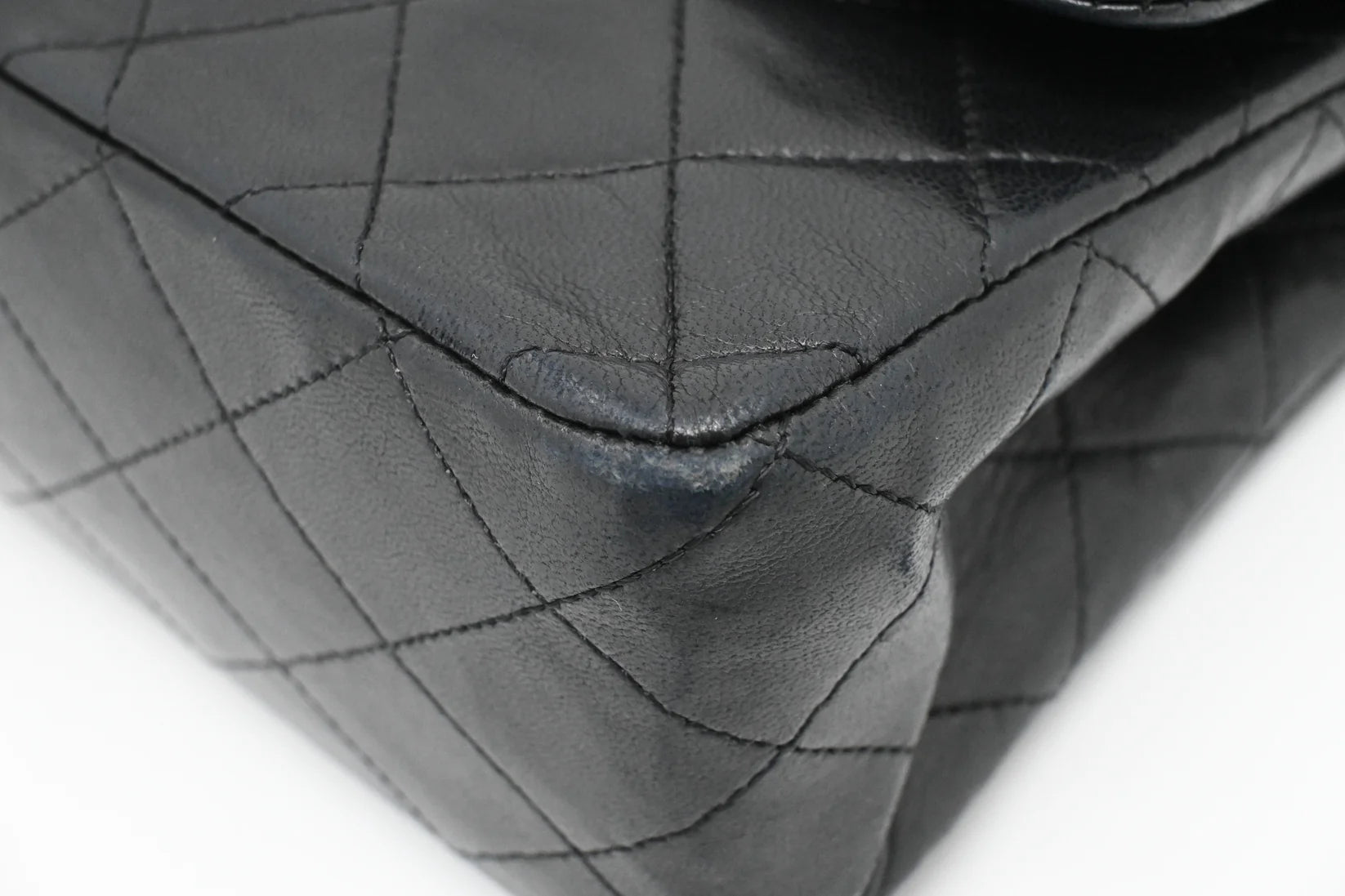 Chanel Medium Double Flap in Black Matelassé Leather