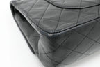Chanel Medium Double Flap in Black Matelassé Leather