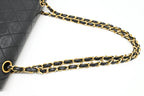Chanel Medium Double Flap in Black Matelassé Leather