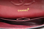Chanel Medium Double Flap in Black Matelassé Leather