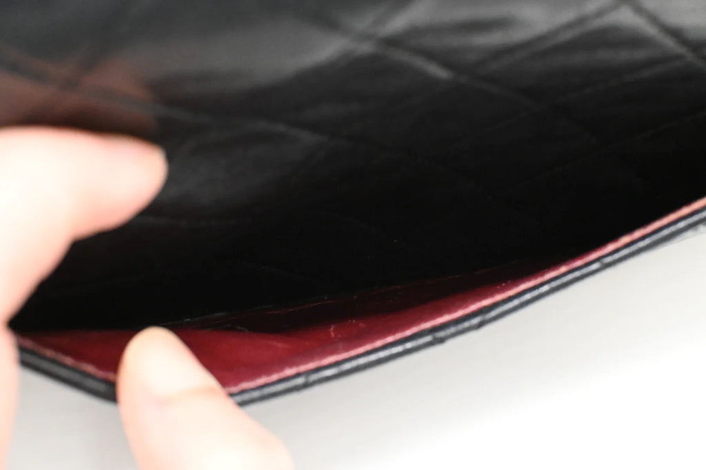 Chanel Medium Double Flap in Black Matelassé Leather