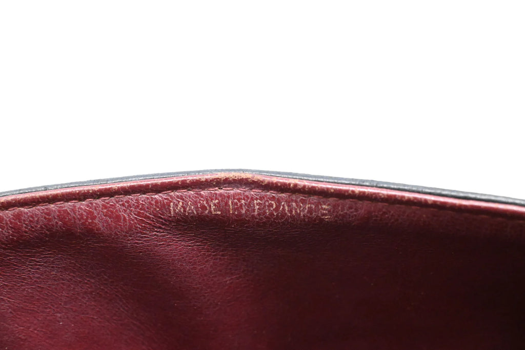 Chanel Medium Double Flap in Black Matelassé Leather