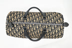 Dior Boston Bag in Navy Blue Oblique