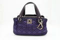 Dior Charming Lock in Purple Cannage Nylon