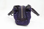 Dior Charming Lock in Purple Cannage Nylon