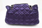Dior Charming Lock in Purple Cannage Nylon