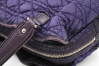 Dior Charming Lock in Purple Cannage Nylon