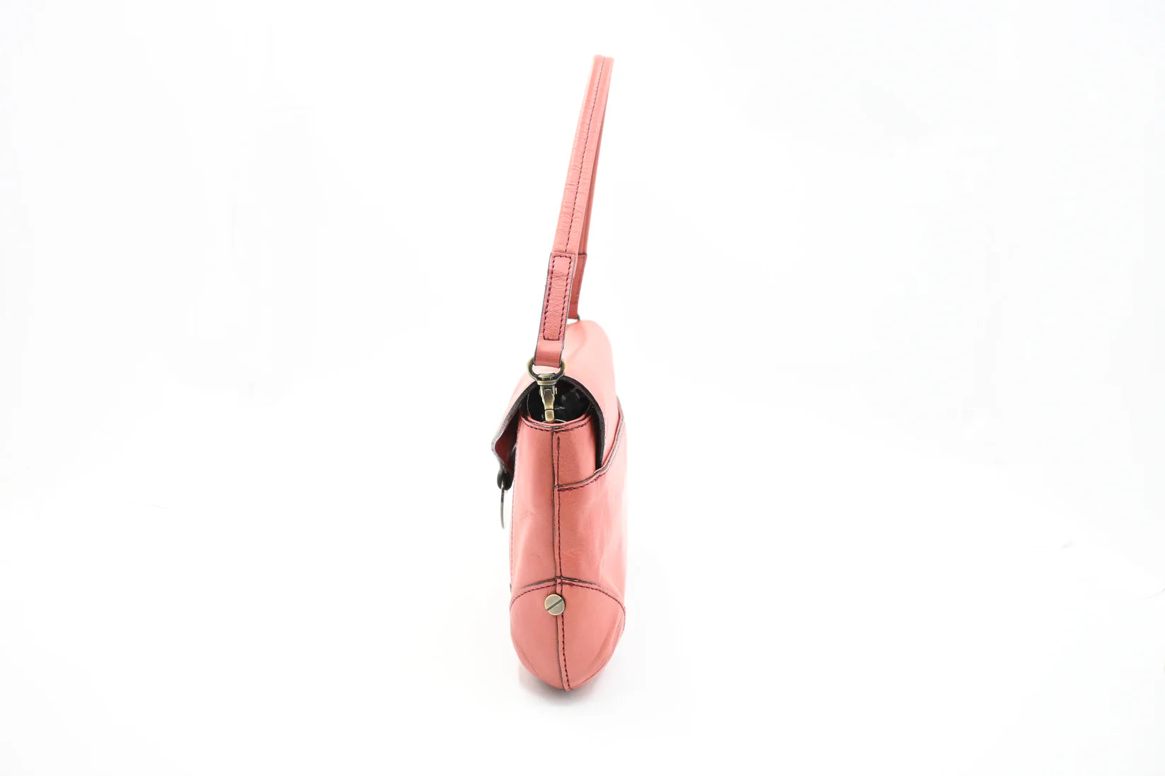 Chloe Shoulder Bag in Pink Leather