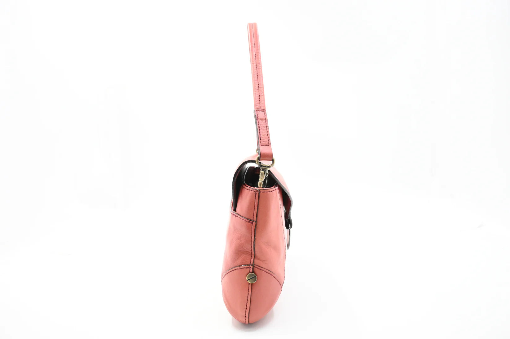 Chloe Shoulder Bag in Pink Leather