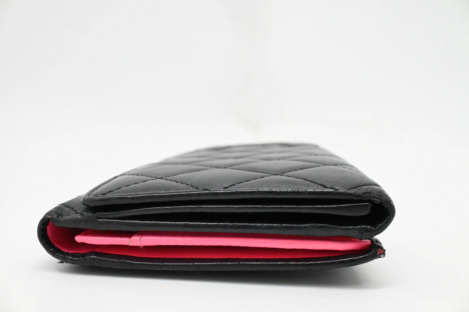 Chanel 2011 Black Calfskin Cambon Ligne Long Wallet