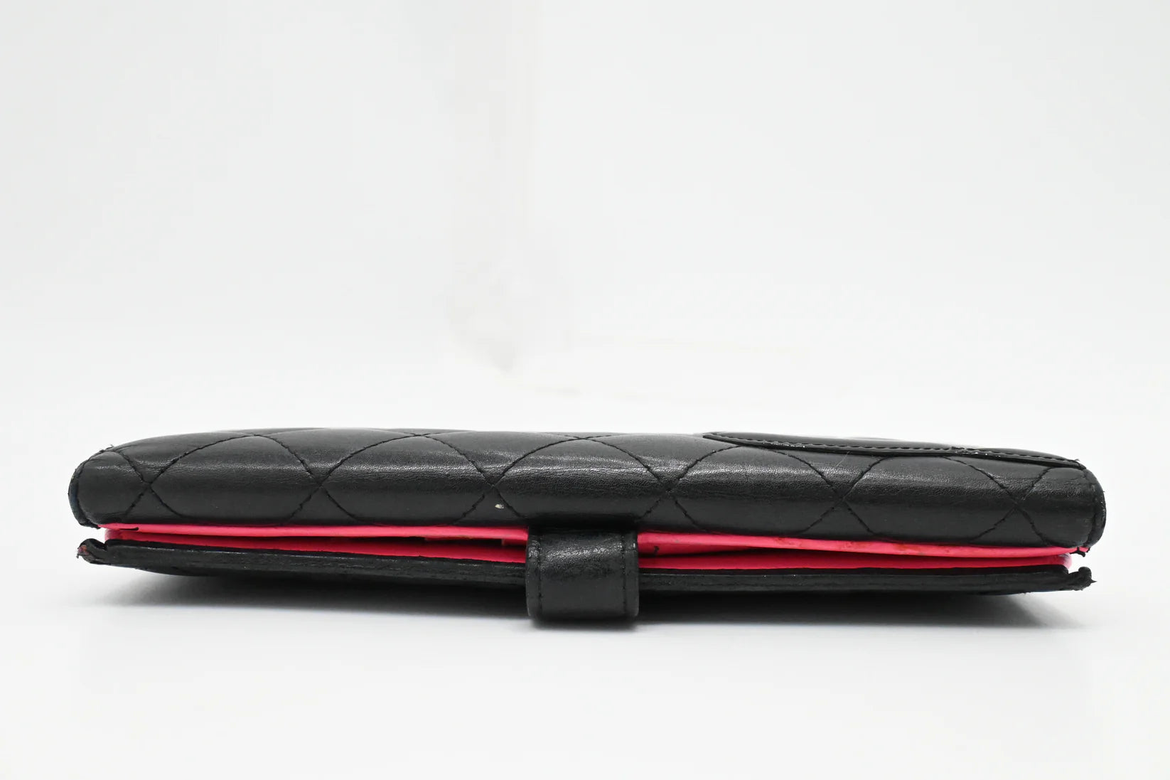 Chanel 2011 Black Calfskin Cambon Ligne Long Wallet