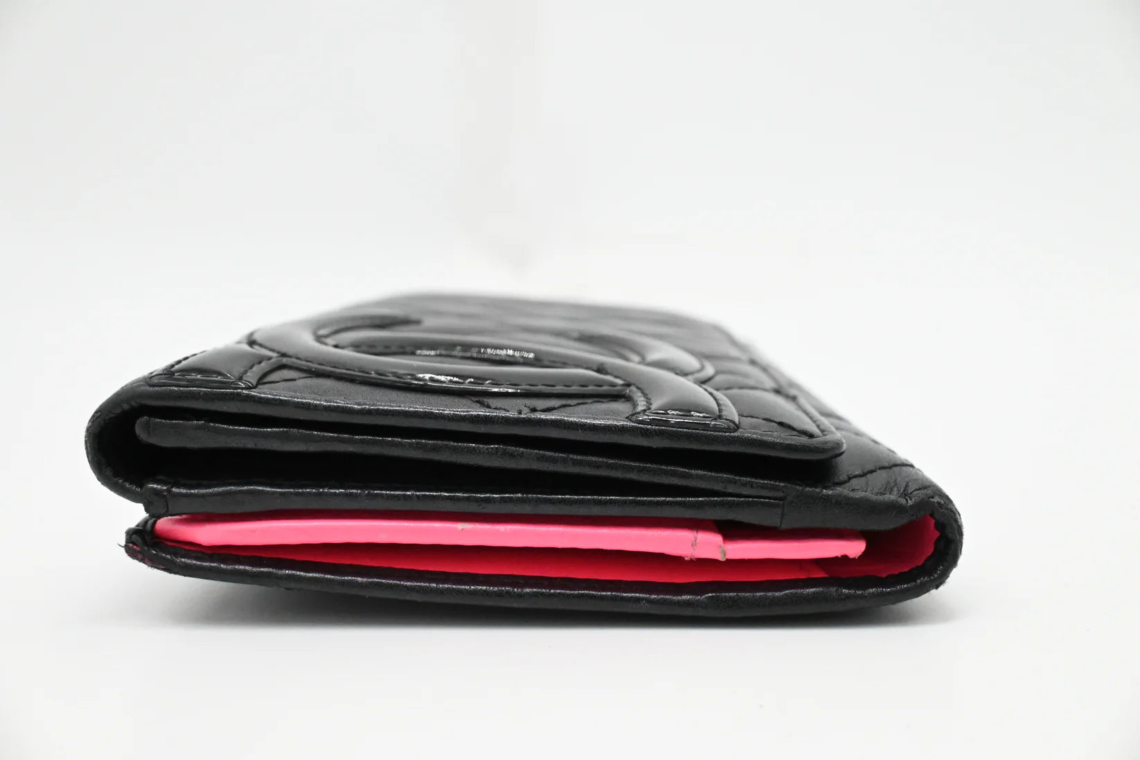Chanel 2011 Black Calfskin Cambon Ligne Long Wallet