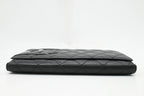 Chanel 2011 Black Calfskin Cambon Ligne Long Wallet
