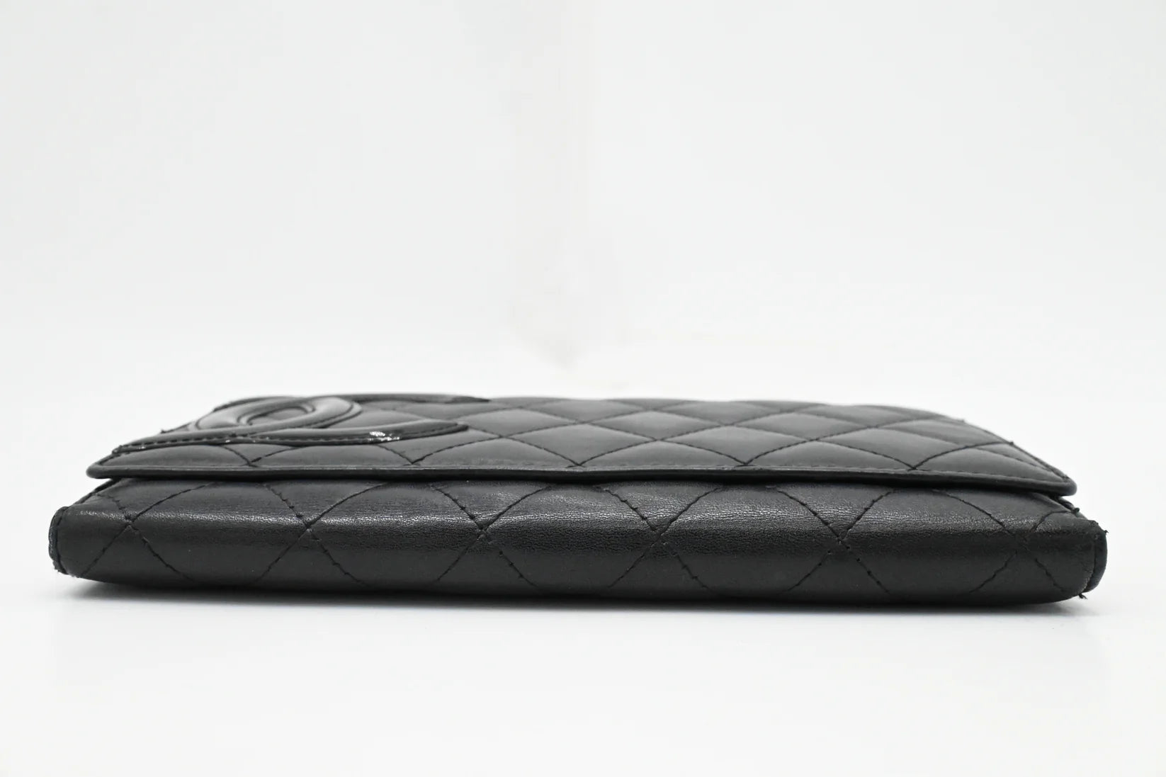 Chanel 2011 Black Calfskin Cambon Ligne Long Wallet