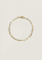 Paperclip Link Chain Bracelet 7 in
