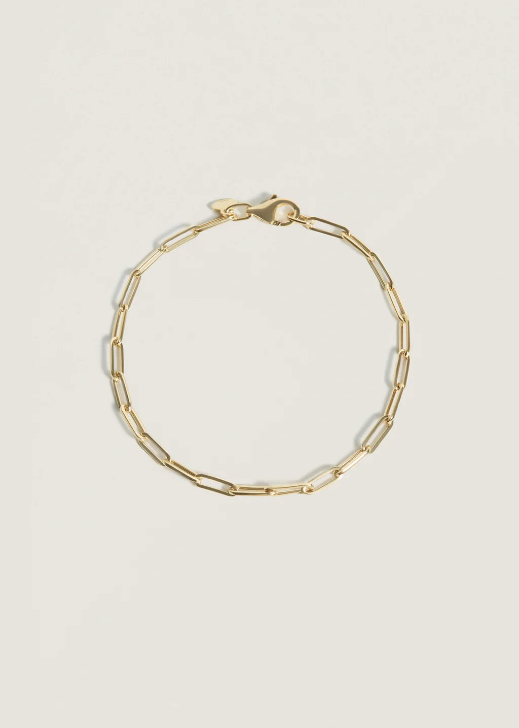 Paperclip Link Chain Bracelet 7 in