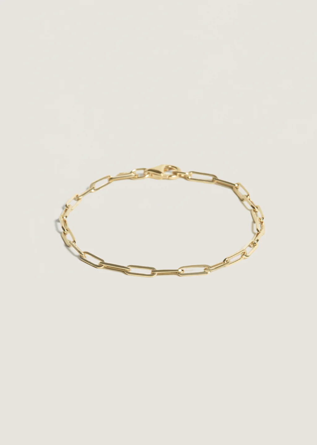 Paperclip Link Chain Bracelet 7 in