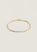 Paperclip Link Chain Bracelet 7 in